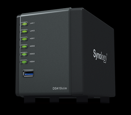 Image for Synology® Introduces DiskStation DS419slim, A Personal Cloud In The Palm Of Your Hand