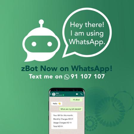 Image for Zain’s Smart Assistant zBot Now On WhatsApp
