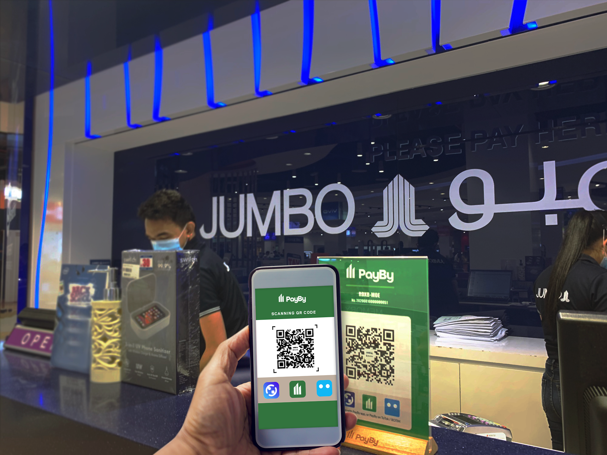 Image for Jumbo Electronics Adopts Smart Payment Solutions From PayBy, Enhancing Customer Experience