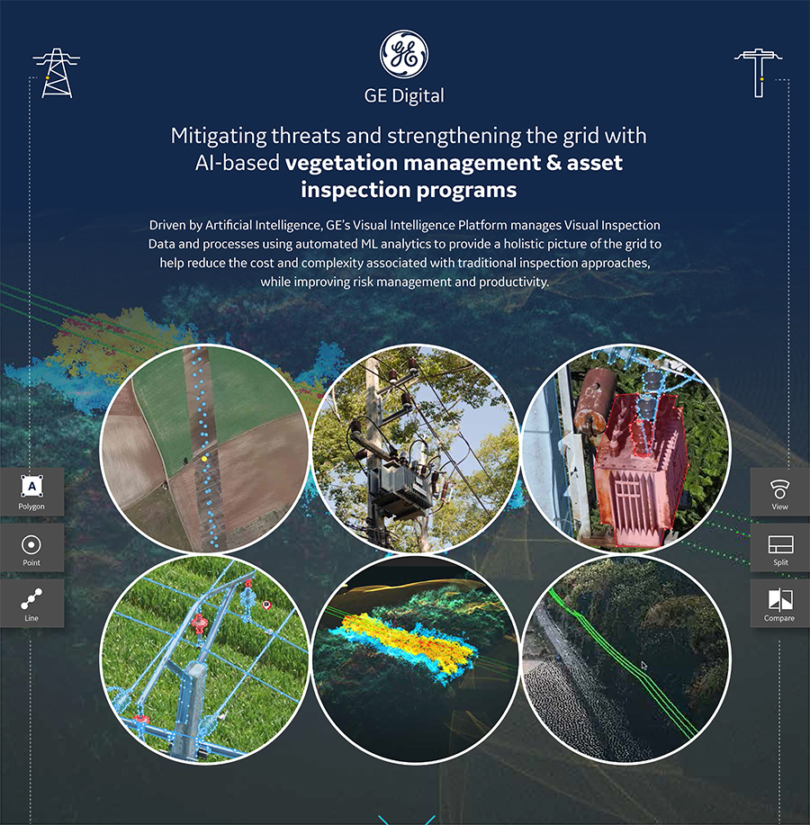 Image for GE Digital Visual Intelligence Platform Offers Best-In-Class Vegetation Management And Asset Inspection