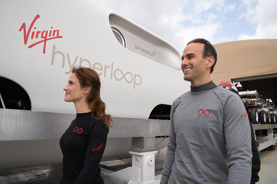 Image for First Passengers Travel Safely On A Hyperloop