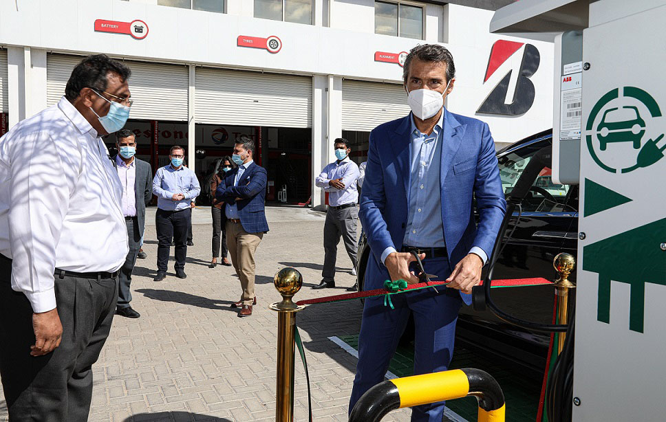 Image for Bridgestone Pioneers Installation Of Electric Vehicle Chargers At Key Tyres Store In Middle East And Africa