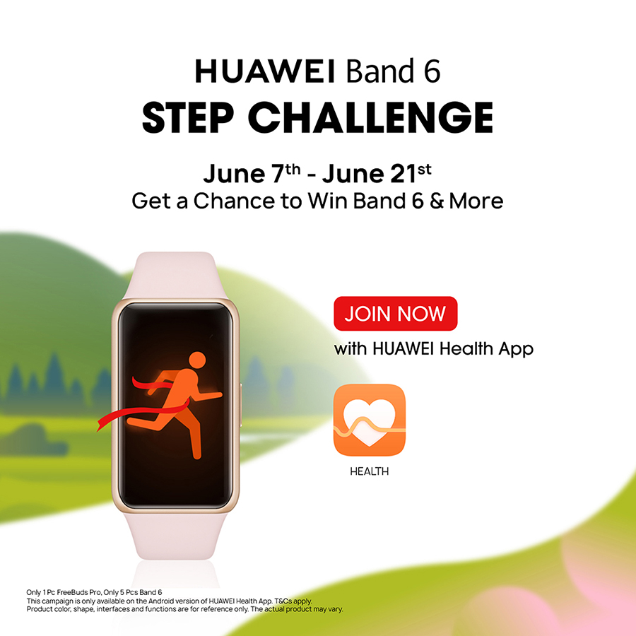 Image for HUAWEI Concludes HUAWEI Band 6 Steps Challenge In Kuwait