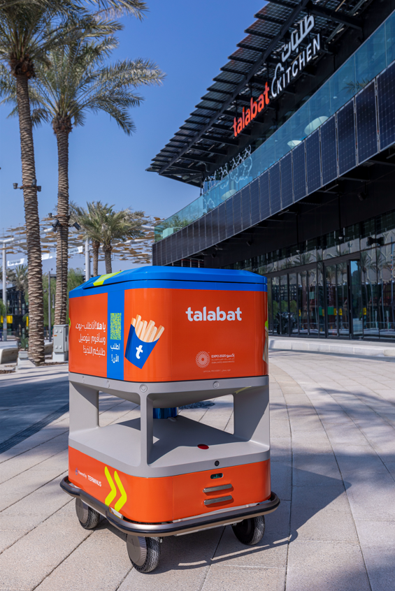 Image for talabat Partners With Terminus To Launch Sustainable Last-Mile Delivery With Fully Autonomous Food Delivery Robots At Expo 2020