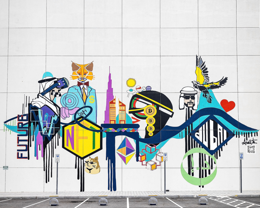 Image for Dubai’s ColossalBit Makes History With Winning Bid Of USD 56,000 For The World’s First Augmented Reality NFT Mural “Future NFT Dubai”, Created By Artist Amrita Sethi