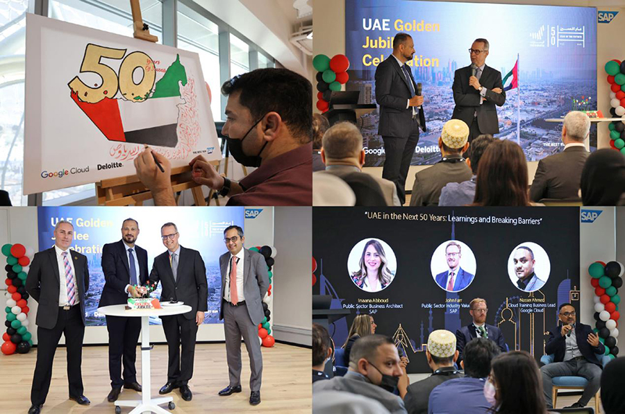 Image for SAP, Google Cloud, And Deloitte Celebrate The UAE’s Golden Jubilee At SAP House On Expo 2020 Dubai Site