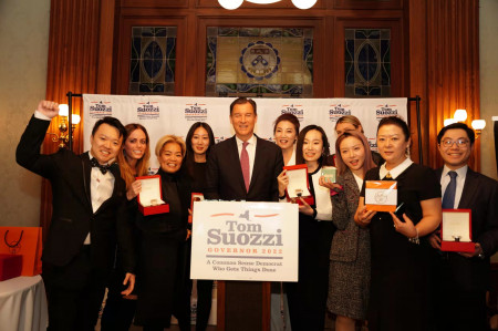 Image for The New York Youth Elite Association hosted a fundraiser for Tom Suozzi