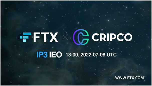 Image for CRIPCO Debuts With IP3 Token Listing On FTX As It Launches IP-Based Blockchain And NFT Business