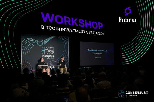 Image for Haru Invest Talks Bitcoin Investment Strategies During Consensus 2022 Workshop